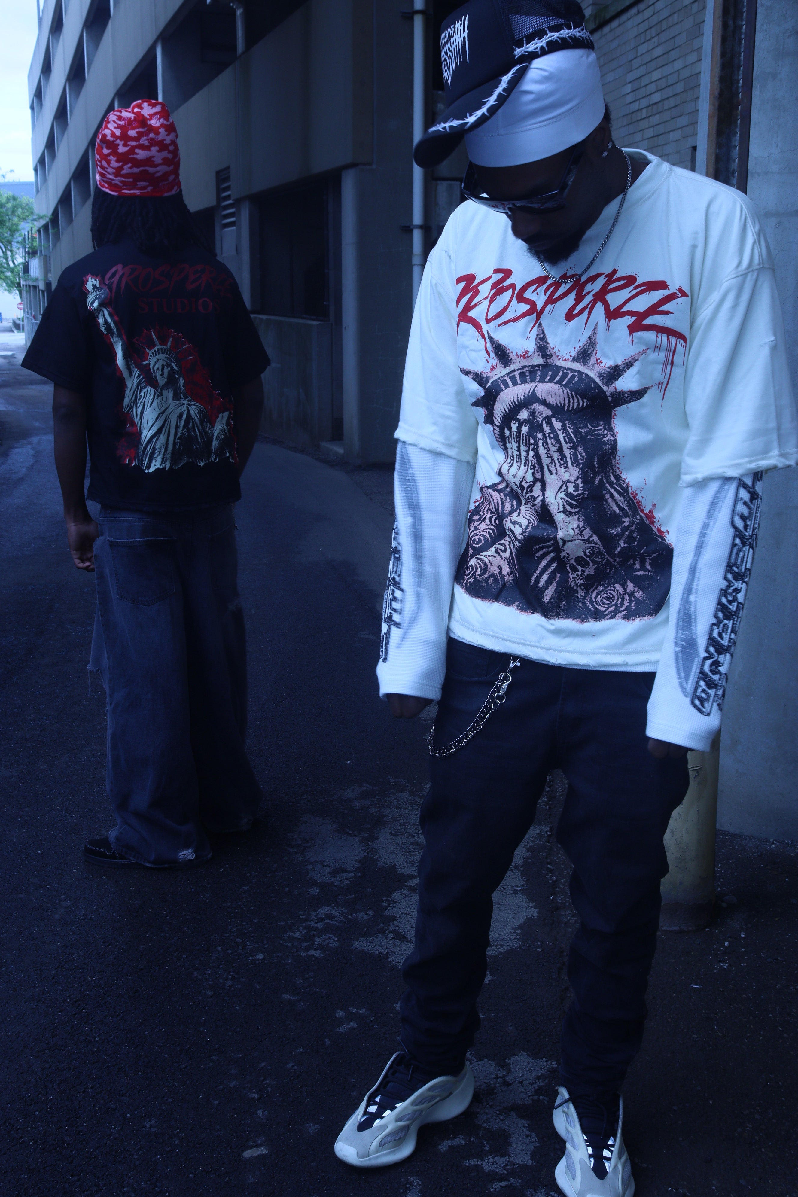 Distressed liberty tee collection