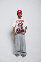 Distressed liberty tee collection