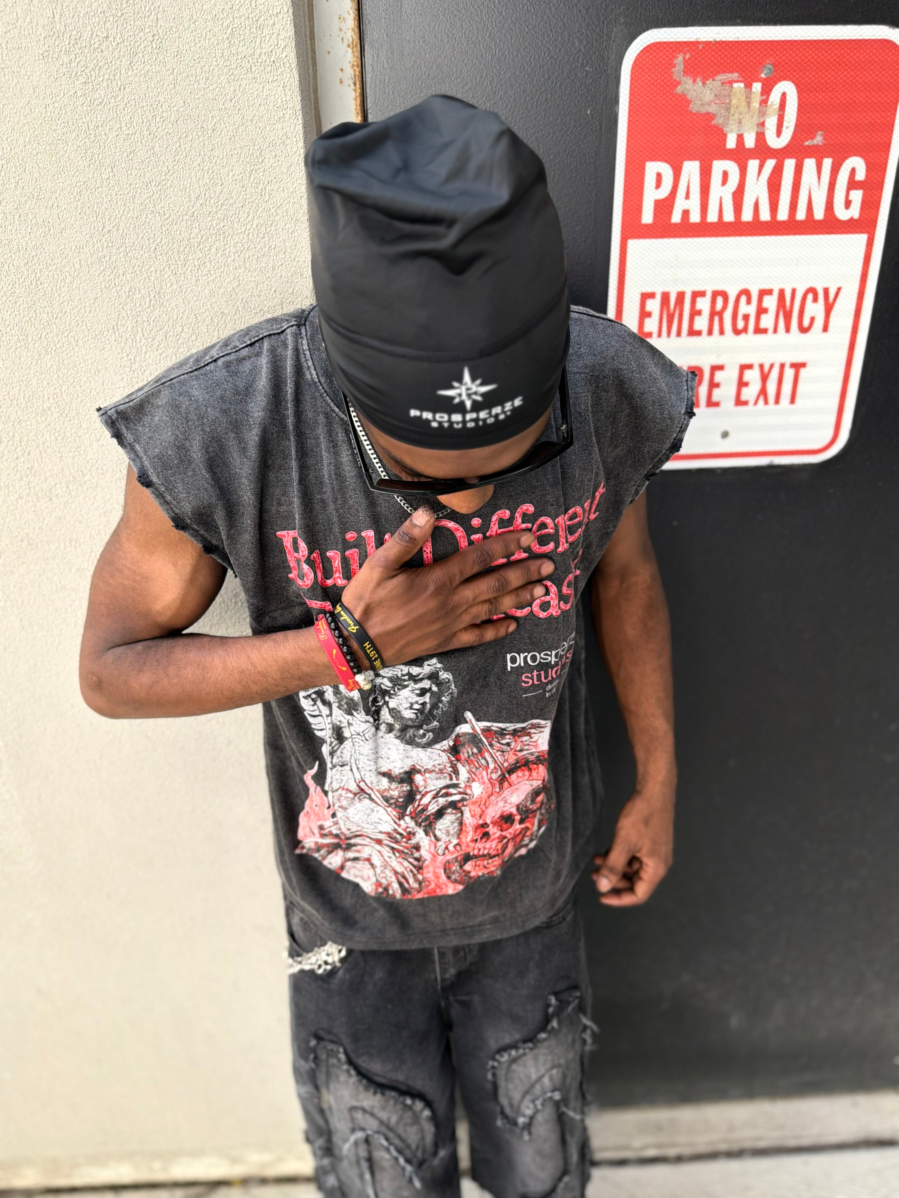 Compression beanie