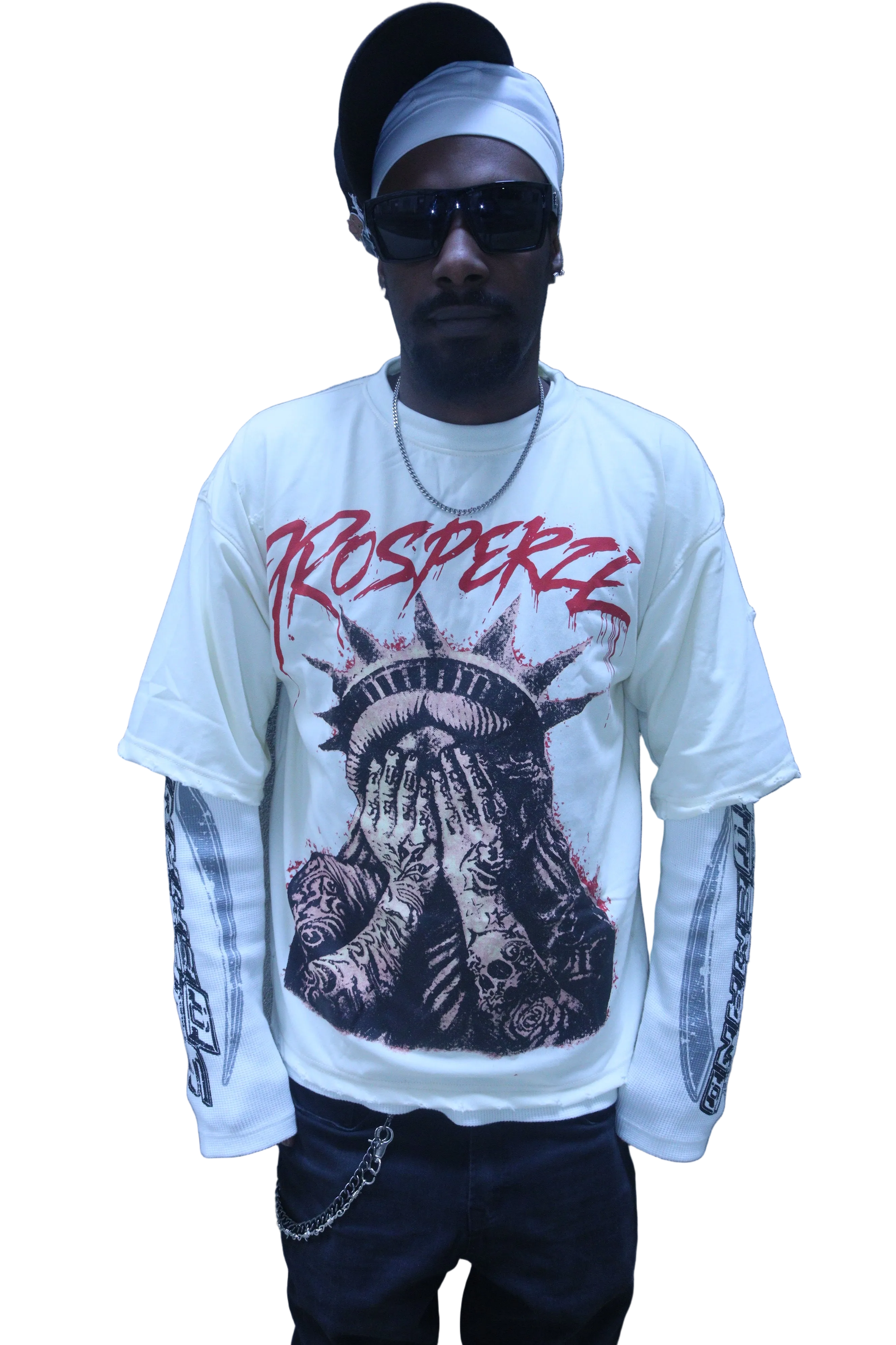 Distressed liberty tee collection